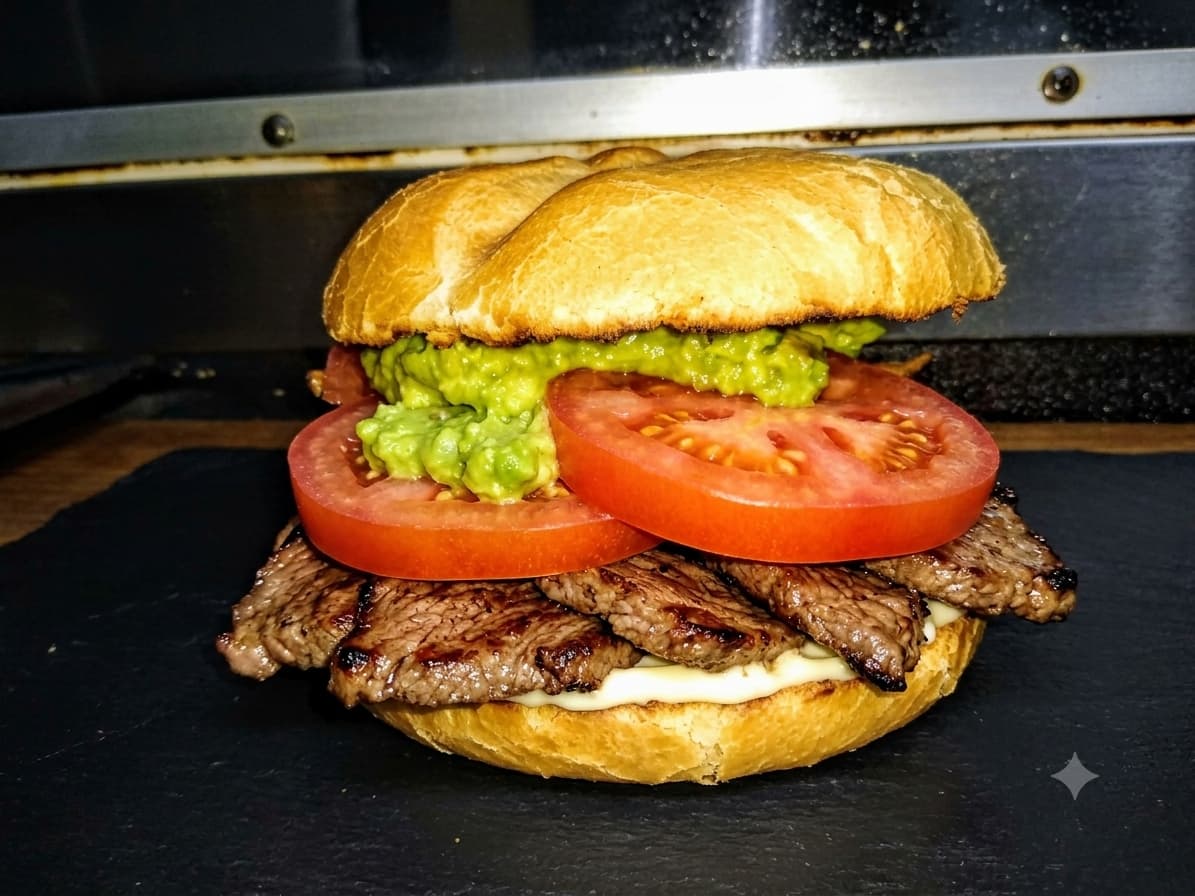 Sándwich Elquino preparado al momento